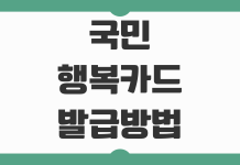 국민행복카드 발급 방법 카드사 비교 신청 조건 바우처 등록 절차 안내 국민행복카드 발급 방법 카드사 비교 신청 조건 바우처 등록 절차 안내