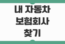 내 자동차 보험회사 찾기 보험개발원 조회로 가입 보험사 확인하는 법 내 자동차 보험회사 찾기 보험개발원 조회로 가입 보험사 확인하는 법