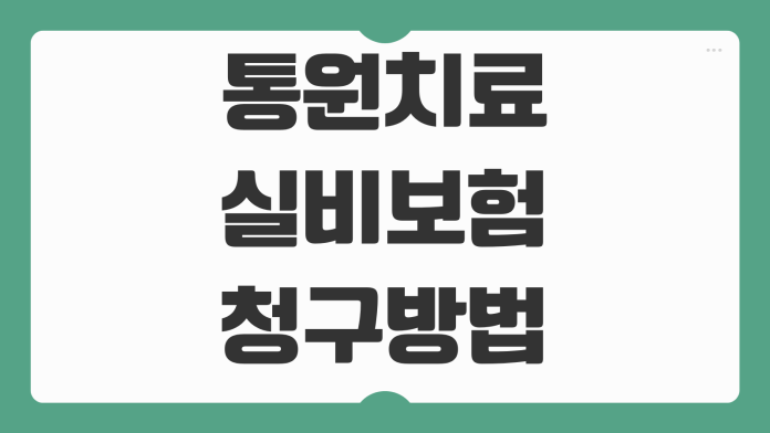 통원치료 실비보험 청구방법 약제비 영수증 진료비세부내역서 챙기는 법 통원치료 실비보험 청구방법 약제비 영수증 진료비세부내역서 챙기는 법