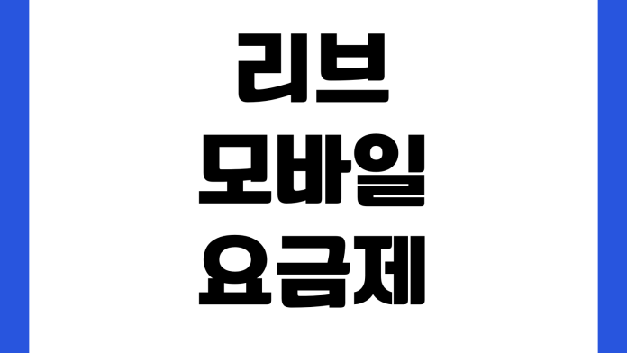 리브모바일 요금제 변경 바로 안 될 때 약정상태 청구주기 부가서비스 해지시점