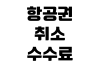 항공권 취소 수수료 환불 시점 이름 변경 가능 여부 수하물 규정 항공권 취소 수수료 환불 시점 이름 변경 가능 여부 수하물 규정