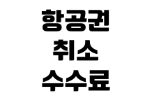 항공권 취소 수수료 환불 시점 이름 변경 가능 여부 수하물 규정 항공권 취소 수수료 환불 시점 이름 변경 가능 여부 수하물 규정