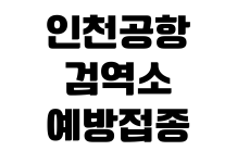 인천공항 검역소 예방접종 증명확인 해외출국 준비서류 운영시간 위치 인천공항 검역소 예방접종 증명확인 해외출국 준비서류 운영시간 위치
